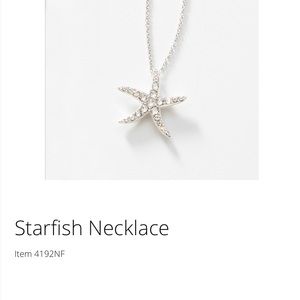 Touchstone crystal by Swarovski Starfish Necklace